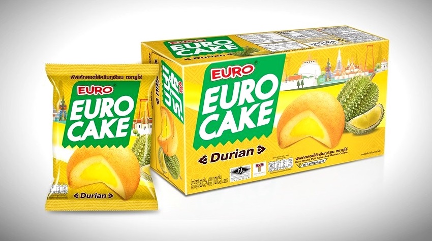 Tortini con crema al Durian Euro 120g.